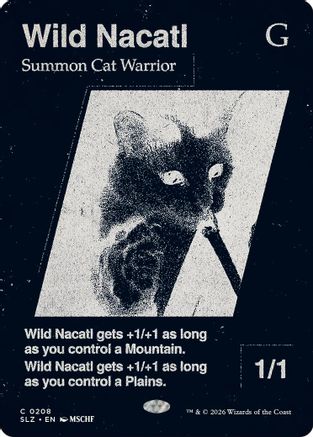 Wild Nacatl (SLZ-208) [Secret Lair x MSCHF: The Zeta Set] | Shuffle n Cut Hobbies & Games