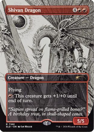 Shivan Dragon (SLD-7180) [Secret Lair Drop Series] | Shuffle n Cut Hobbies & Games