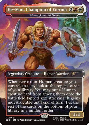 He-Man, Champion of Eternia - Winota, Joiner of Forces (SLD-2768) [Secret Lair Drop Series] | Shuffle n Cut Hobbies & Games