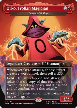 Orko, Trollan Magician - Delina, Wild Mage (SLD-2770) [Secret Lair Drop Series] | Shuffle n Cut Hobbies & Games