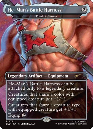 He-Man's Battle Harness - Konda's Banner (SLD-2772) [Secret Lair Drop Series] Foil | Shuffle n Cut Hobbies & Games