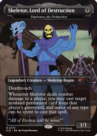 Skeletor, Lord of Destruction - Tinybones, the Pickpocket (SLD-2773) [Secret Lair Drop Series] Foil | Shuffle n Cut Hobbies & Games