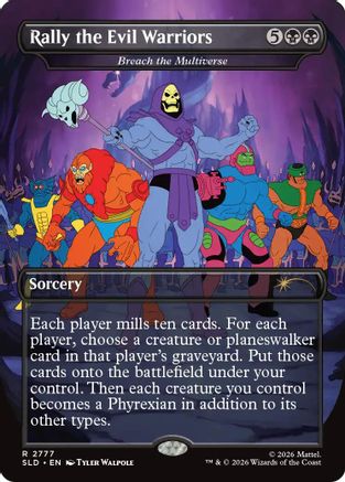 Rally the Evil Warriors - Breach the Multiverse (SLD-2777) [Secret Lair Drop Series] | Shuffle n Cut Hobbies & Games