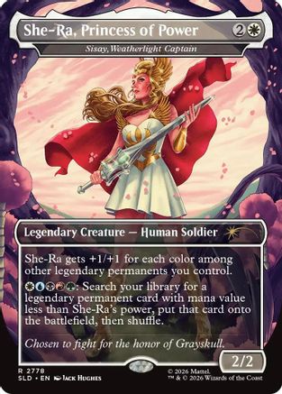 She-Ra, Princess of Power - Sisay, Weatherlight Captain (SLD-2778) [Secret Lair Drop Series] | Shuffle n Cut Hobbies & Games