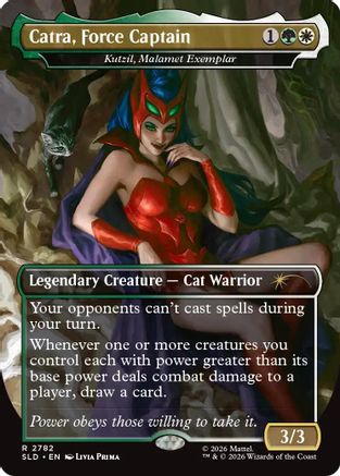 Catra, Force Captain - Kutzil, Malamet Exemplar (SLD-2782) [Secret Lair Drop Series] Foil | Shuffle n Cut Hobbies & Games