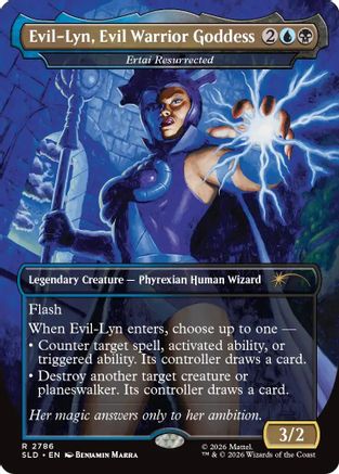 Evil-Lyn, Evil Warrior Goddess - Ertai Resurrected (SLD-2786) [Secret Lair Drop Series] Foil | Shuffle n Cut Hobbies & Games