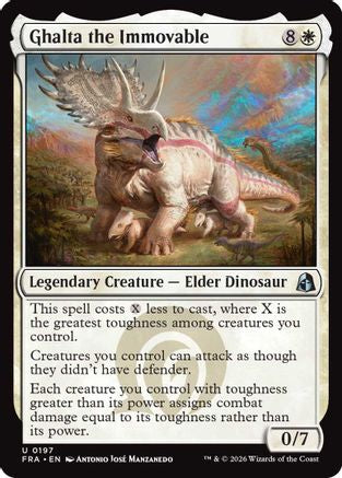 Ghalta the Immovable (FRA-197) [Reality Fracture] Foil | Shuffle n Cut Hobbies & Games
