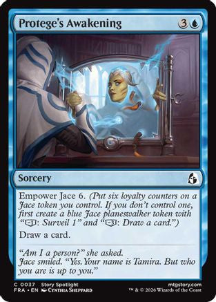 Protege's Awakening (FRA-037) [Reality Fracture] Foil | Shuffle n Cut Hobbies & Games