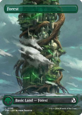 Forest (Borderless) (0396) (FRA-395) [Reality Fracture] Foil | Shuffle n Cut Hobbies & Games
