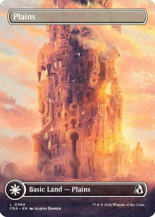 Plains (Borderless) (FRA-384) [Reality Fracture] Foil | Shuffle n Cut Hobbies & Games