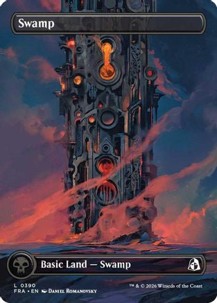 Swamp (Borderless) (FRA-390) [Reality Fracture] | Shuffle n Cut Hobbies & Games