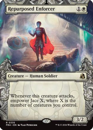 Repurposed Enforcer (Showcase) (FRA-335) [Reality Fracture] Foil | Shuffle n Cut Hobbies & Games