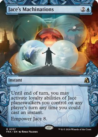 Jace's Machinations (Showcase) (FRA-337) [Reality Fracture] Foil | Shuffle n Cut Hobbies & Games