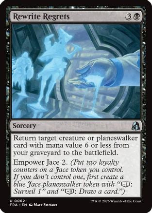 Rewrite Regrets (FRA-062) [Reality Fracture] Foil | Shuffle n Cut Hobbies & Games