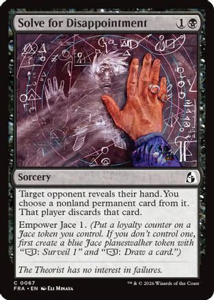 Solve for Disappointment (FRA-067) [Reality Fracture] Foil | Shuffle n Cut Hobbies & Games