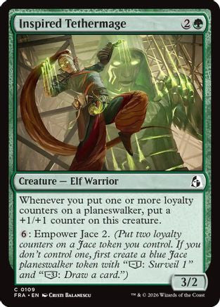 Inspired Tethermage (FRA-109) [Reality Fracture] Foil | Shuffle n Cut Hobbies & Games