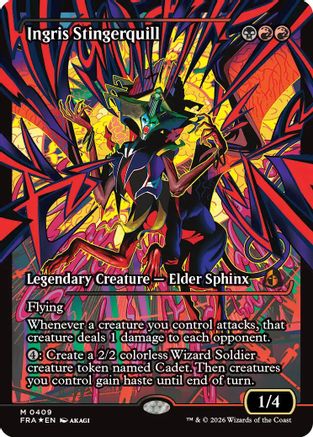 Ingris Stingerquill (Showcase) (FRA-409) [Reality Fracture] Foil | Shuffle n Cut Hobbies & Games