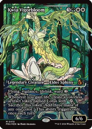 Kwia Vigorbloom (Showcase) (FRA-410) [Reality Fracture] Foil | Shuffle n Cut Hobbies & Games