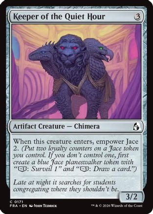 Keeper of the Quiet Hour (FRA-171) [Reality Fracture] | Shuffle n Cut Hobbies & Games