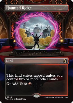 Haunted Ridge (Borderless) (FRA-398) [Reality Fracture] | Shuffle n Cut Hobbies & Games