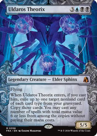 Uldaros Theorix (Showcase) (FRA-358) [Reality Fracture] | Shuffle n Cut Hobbies & Games