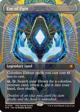 Eye of Ugin (Borderless) (SPG-159) [Special Guests] Foil | Shuffle n Cut Hobbies & Games