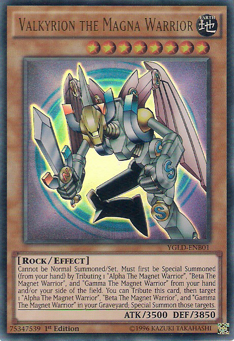 Valkyrion the Magna Warrior [YGLD-ENB01] Ultra Rare | Shuffle n Cut Hobbies & Games