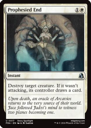 Prophesied End (FRA-017) [Reality Fracture] Foil | Shuffle n Cut Hobbies & Games