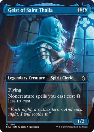 Geist of Saint Thalia (Borderless) (FRA-299) [Reality Fracture] | Shuffle n Cut Hobbies & Games