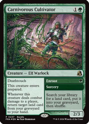 Carnivorous Cultivator (UMP-437) [Unique and Miscellaneous Promos] Foil | Shuffle n Cut Hobbies & Games