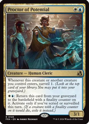 Proctor of Potential (FRA-145) [Reality Fracture] Foil | Shuffle n Cut Hobbies & Games