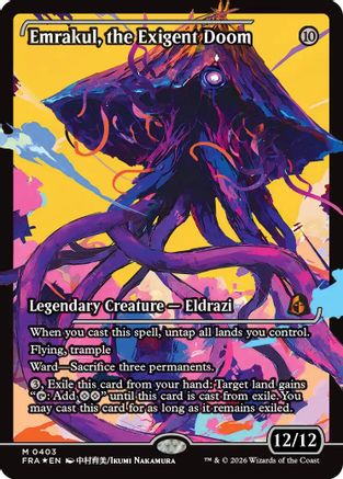 Emrakul, the Exigent Doom (Showcase) (FRA-403) [Reality Fracture] | Shuffle n Cut Hobbies & Games