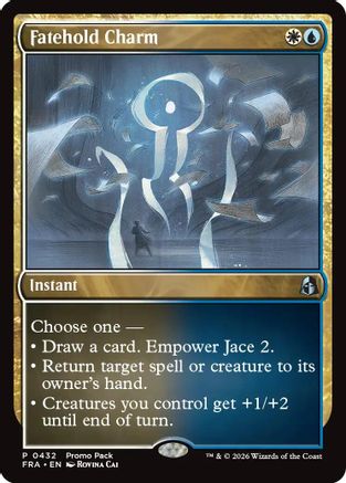 Fatehold Charm (PPFRA-432) [Promo Pack: Reality Fracture] Foil | Shuffle n Cut Hobbies & Games