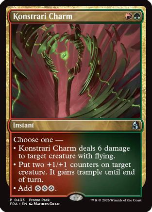 Konstrari Charm (PPFRA-433) [Promo Pack: Reality Fracture] Foil | Shuffle n Cut Hobbies & Games