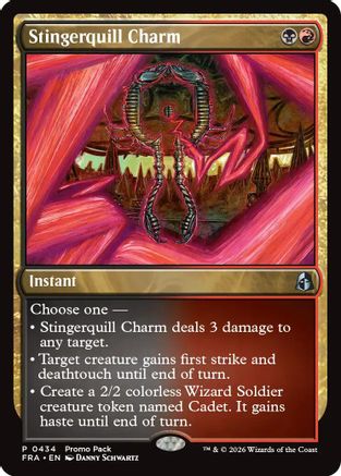 Stingerquill Charm (PPFRA-434) [Promo Pack: Reality Fracture] Foil | Shuffle n Cut Hobbies & Games