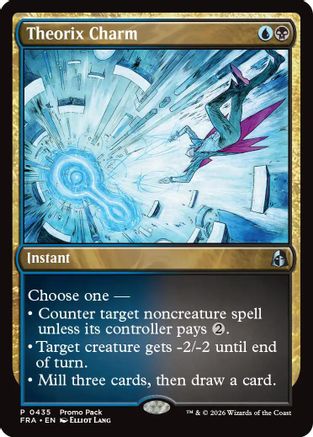 Theorix Charm (PPFRA-435) [Promo Pack: Reality Fracture] Foil | Shuffle n Cut Hobbies & Games