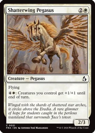 Shatterwing Pegasus (FRA-021) [Reality Fracture] Foil | Shuffle n Cut Hobbies & Games