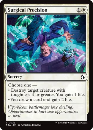 Surgical Precision (FRA-022) [Reality Fracture] Foil | Shuffle n Cut Hobbies & Games