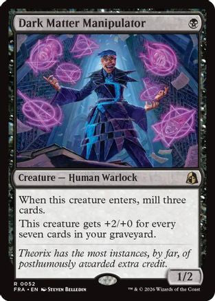 Dark Matter Manipulator (FRA-052) [Reality Fracture] Foil | Shuffle n Cut Hobbies & Games