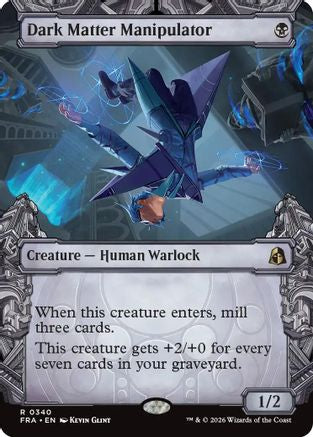 Dark Matter Manipulator (Showcase) (FRA-340) [Reality Fracture] Foil | Shuffle n Cut Hobbies & Games