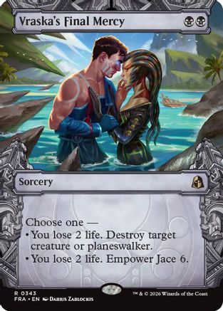 Vraska's Final Mercy (Showcase) (FRA-343) [Reality Fracture] Foil | Shuffle n Cut Hobbies & Games