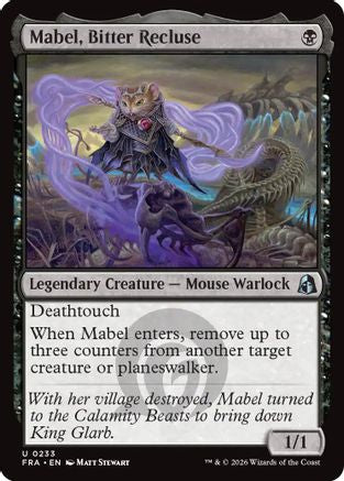 Mabel, Bitter Recluse (FRA-233) [Reality Fracture] Foil | Shuffle n Cut Hobbies & Games