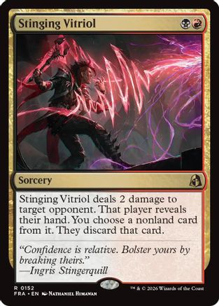 Stinging Vitriol (FRA-152) [Reality Fracture] Foil | Shuffle n Cut Hobbies & Games