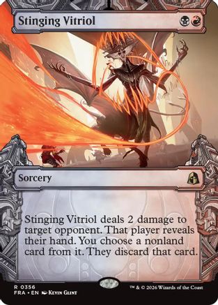 Stinging Vitriol (Showcase) (FRA-356) [Reality Fracture] | Shuffle n Cut Hobbies & Games