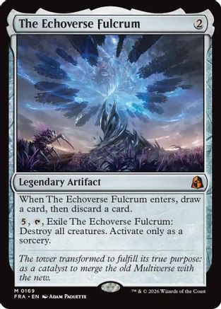 The Echoverse Fulcrum (FRA-169) [Reality Fracture] Foil | Shuffle n Cut Hobbies & Games