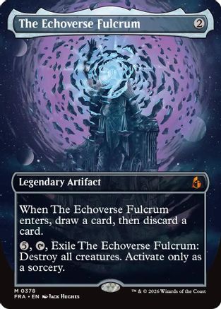 The Echoverse Fulcrum (Borderless) (FRA-378) [Reality Fracture] | Shuffle n Cut Hobbies & Games