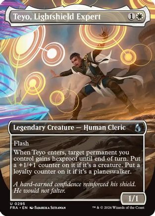 Teyo, Lightshield Expert (Borderless) (FRA-295) [Reality Fracture] | Shuffle n Cut Hobbies & Games