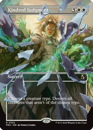 Kindred Judgment (Borderless) (FRA-322) [Reality Fracture] | Shuffle n Cut Hobbies & Games