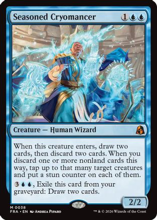 Seasoned Cryomancer (FRA-038) [Reality Fracture] Foil | Shuffle n Cut Hobbies & Games