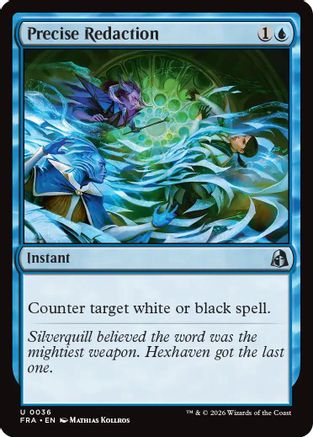 Precise Redaction (FRA-036) [Reality Fracture] | Shuffle n Cut Hobbies & Games